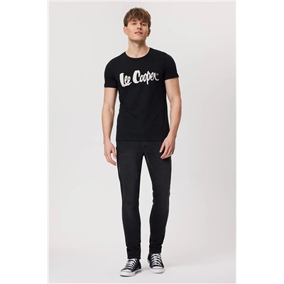 Lee Cooper Londonlogo Erkek O Yaka T-shırt Siyah 232 LCM 242032