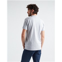 Piquet Polo, Men, Light Grey
