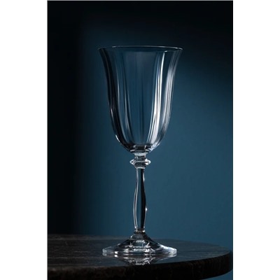 Lucinda Optikli 4'lü Kristal Şarap Kadehi Seti - 370 ml