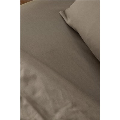 Songe Çift Kişilik %100 Pamuk Chambre Nevresim Takımı - Vizon