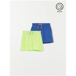 2-PACK OF BASIC SWIMMING TRUNKS
