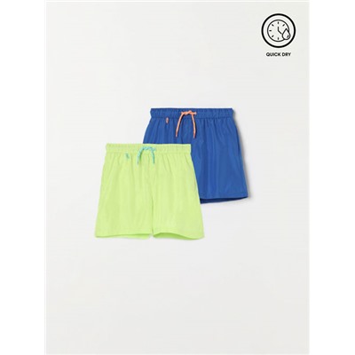 2-PACK OF BASIC SWIMMING TRUNKS