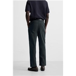 PANTALÓN REGULAR FIT PLIEGUES
