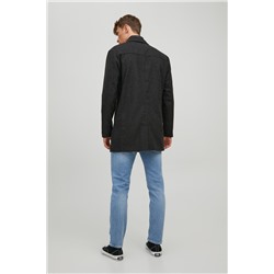 Chaqueta efecto doble prenda Gris oscuro