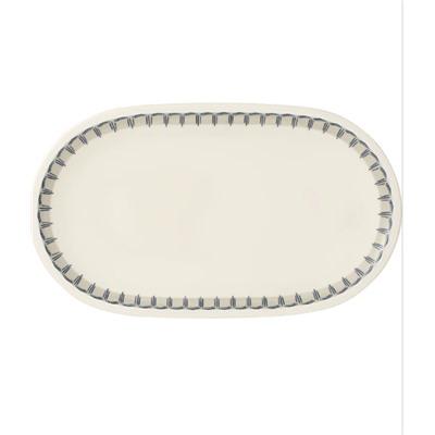 Beilagenschale "Casale Blu" in Dunkelblau/ Beige - (B)28 x (T)16 cm