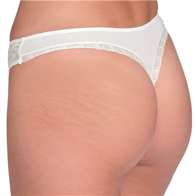 2 Damen Strings mit floraler Spitze