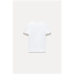 T-SHIRT EMBELLISHED WITH RHINESTONES