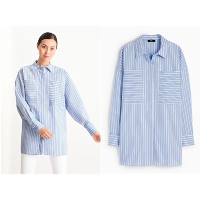 Bluse - gestreift