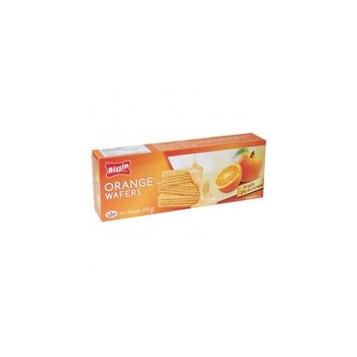 Вафли с апельсиновым вкусом от Bissin 100 гр / Bissin Premium Wafers Orange Flavored 100g