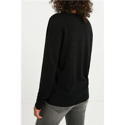 Jersey corto tricot bordado hombros