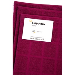 Набор махровых полотенец 3 шт Happy Fox Home