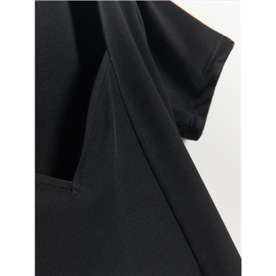 Bluse mit Volantärmeln