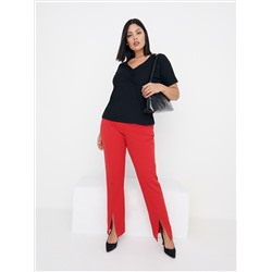 Bluse mit gesprenkelter Textur