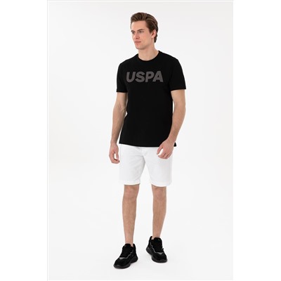 Erkek Regular Fit Bisiklet Yaka Siyah Basic Tişört