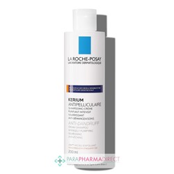 La Roche Posay Kerium Antipelliculaire - Shampooing-Crème - Pellicules Sèches 200ml
