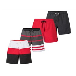 LIVERGY® Badeshorts Herren, mit Gummizugbund und Kordel, Innenhose aus feiner Netz-Qualität
