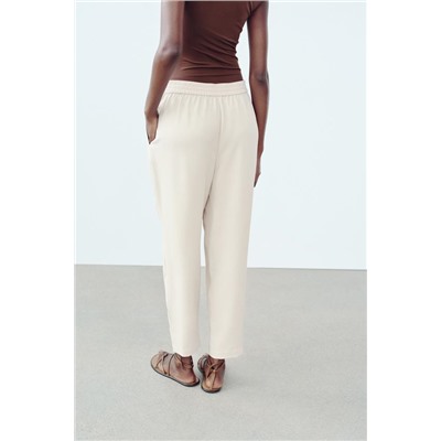 FLOWING CROPPED TROUSERS