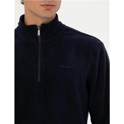 Lacivert Regular Fit Polar Sweatshirt