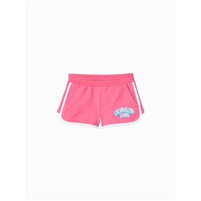 GIRLS LOGO TRACK SHORTS