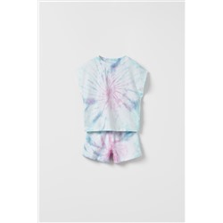 CONJUNTO CAMISETA Y BERMUDA TIE DYE