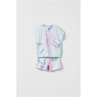CONJUNTO CAMISETA Y BERMUDA TIE DYE