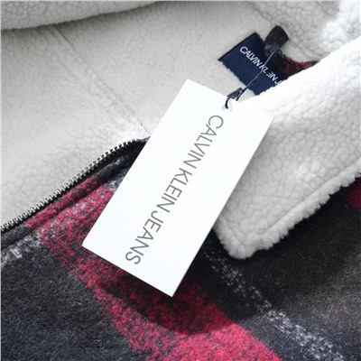 Женская куртка рубашка с шерпой внутри  CALVIN KLEI*N ОРИГИНАЛ!