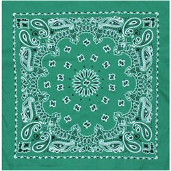 Kelly Green - Trainmen Bandana 22 In. X 22 In.