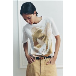 FOIL PRINT T-SHIRT