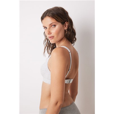 Sujetador triangular LOVELY halter gris