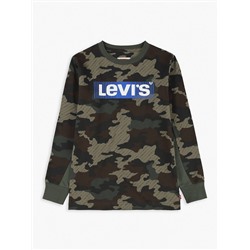 LITTLE BOYS (4-7) CAMO BOX TAB LONGSLEEVE TEE SHIRT