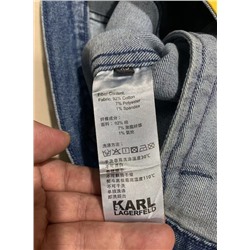 Куртка из хлопкового денима KARL LAGERFEL*D ОРИГИНАЛ
