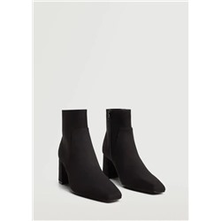 Botín tacón punta -  Mujer | MANGO OUTLET Melilla
