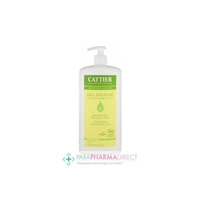 Cattier Gel Douche Verveine Sauvage - Citrus 1L