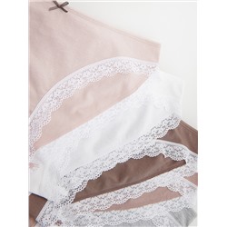 Slips mit hohem Baumwollanteil, 5er-Pack