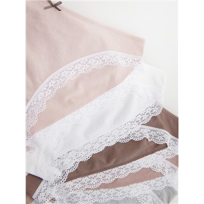 Slips mit hohem Baumwollanteil, 5er-Pack