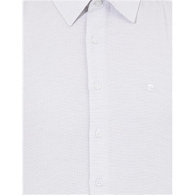 Gri Slim Fit Uzun Kollu Gömlek