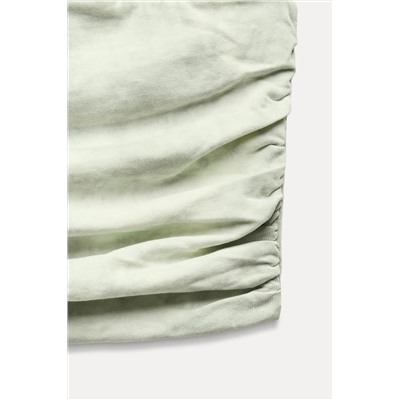 HEAVY COTTON TIE-DYE CROP TOP