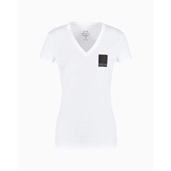 Slim fit T-shirt in stretch cotton jersey