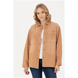 Kadın Camel Jean Gömlek