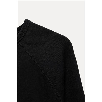 LONG SLEEVE COTTON T-SHIRT