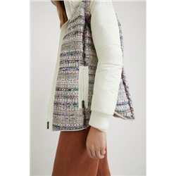 Chaqueta 2 en 1 acolchada bimateria