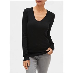 Long Sleeve V-Neck T-Shirt