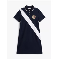 Banner Stripe Polo Dress