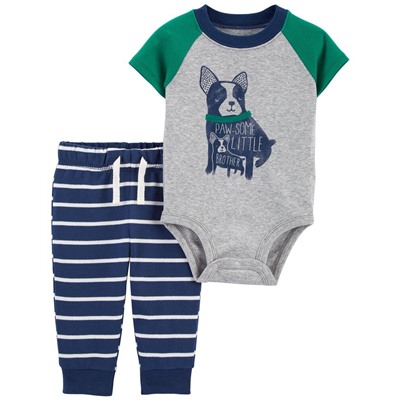 2-Piece Dinosaur Bodysuit Pant Set