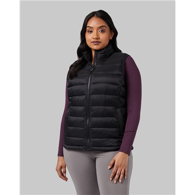 WOMEN'S LIGHTWEIGHT RECYCLED POLY-FILL PACKABLE VEST