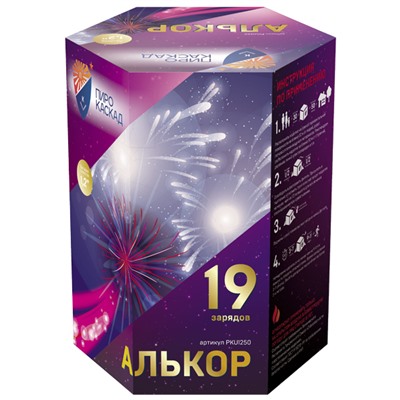 Фейерверк PKU1250 Алькор (1,2" х 19)