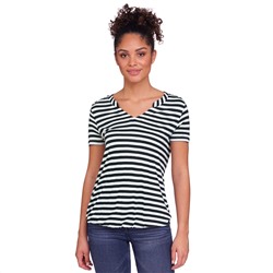 Damen T-Shirt im Streifen-Dessin