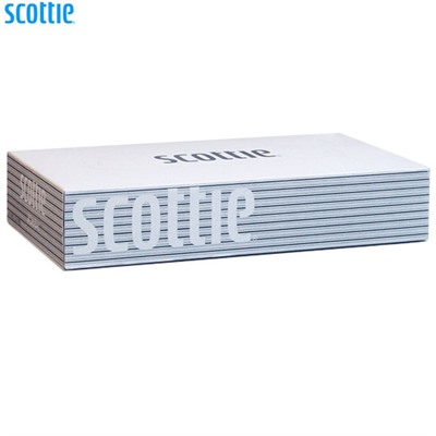 CRECIA SCOTTIE Facial Tissues Fowerbox салфетки бумажные двухслойные элегантный дизайн, 200шт/уп