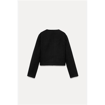 SHORT ROUND NECK JACKET