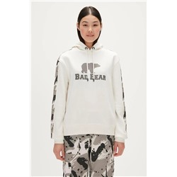Bad Bear, Gwen Hoodie Off-White Beyaz Kapüşonlu Kadın Sweatshirt
